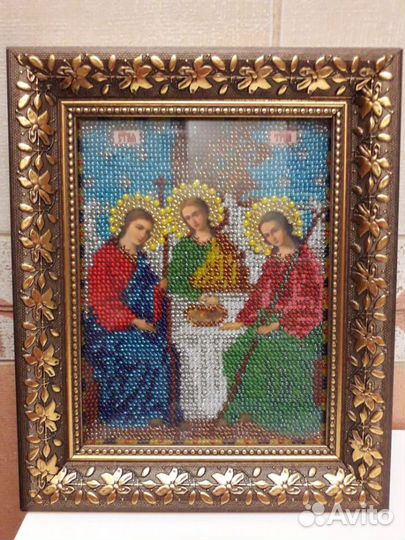 Икона вышитая бисером