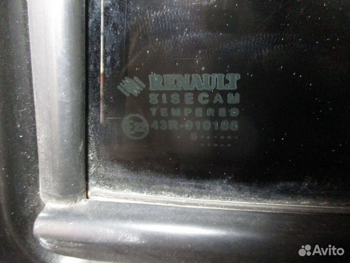 Стекло двери задней левой Renault Logan 2