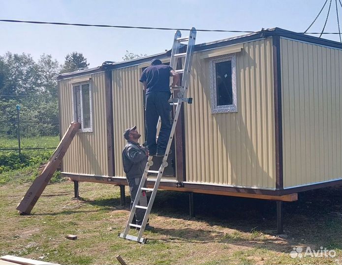 Вагончик с отделкой осб