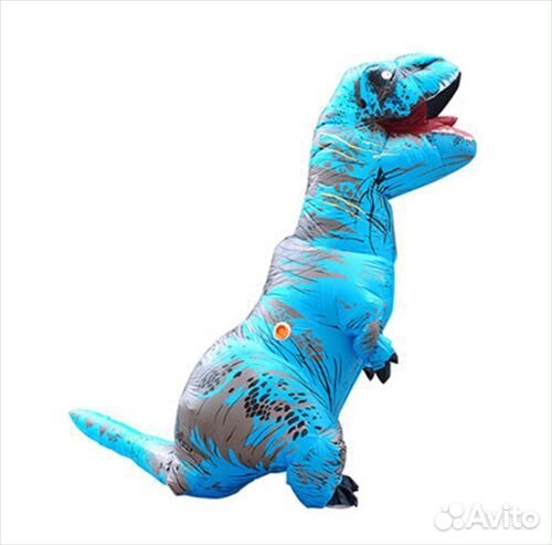 Надувной костюм динозавра