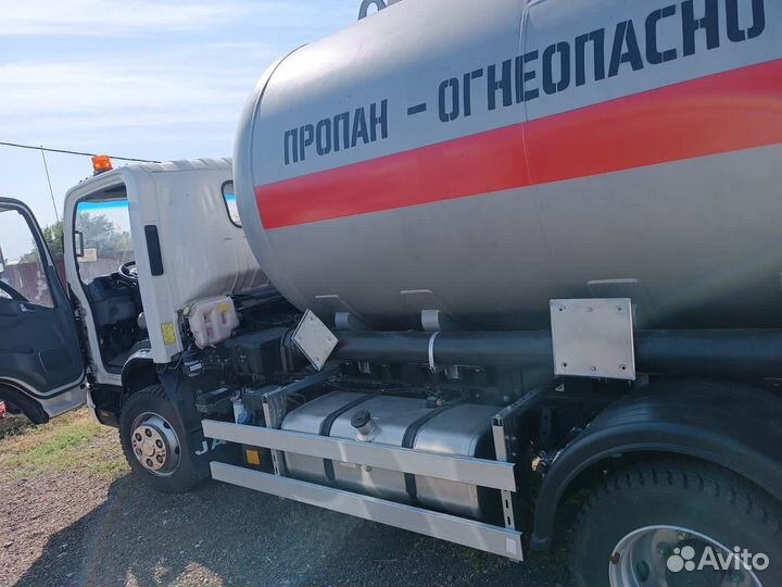 Заправка газгольдера пропаном