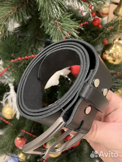 Ремень мужской натуральная кожа новый