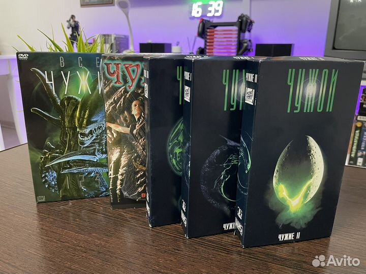 Коллекция Чужой vhs и dvd