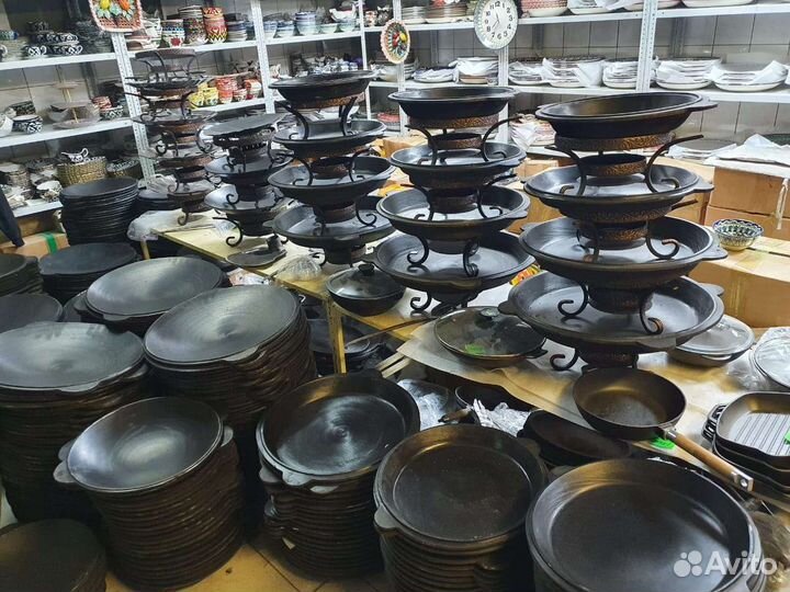 Садж чугунный с подставкой