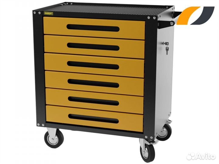 Тележка с шестью ящиками для инструмента