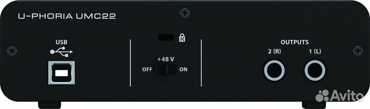Аудиоинтерфейс Behringer UMC22