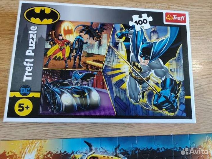 Пазл 5+ 100 элементов Бэтмен