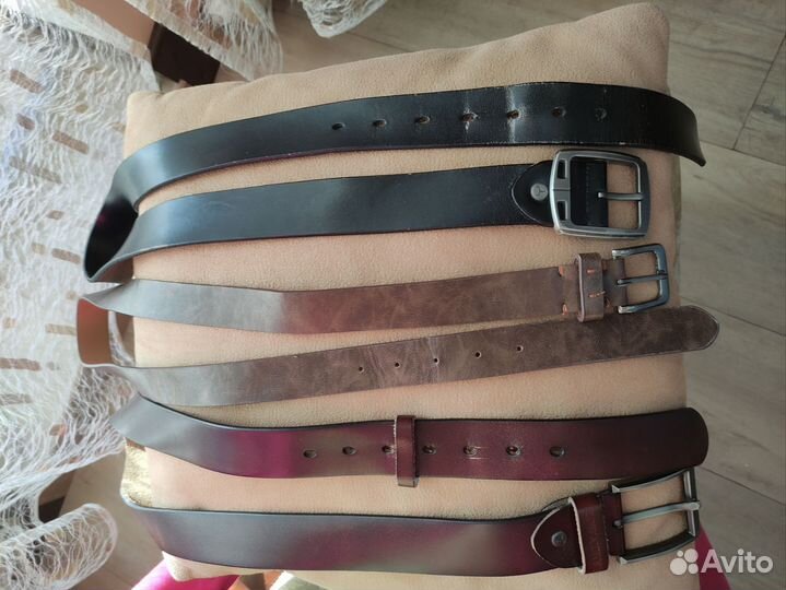 Мужской кожаный ремень