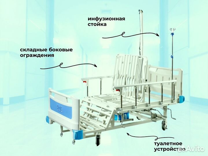 Кровать для лежачих больных