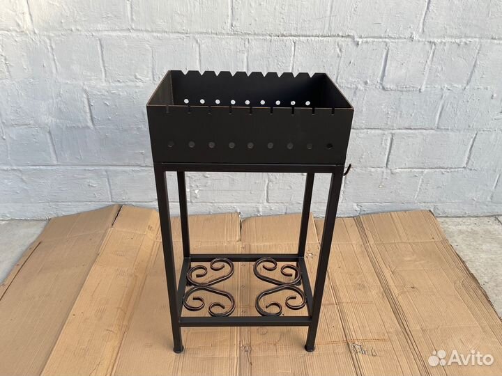 Мангал № 0018/3 с дровницей хол.ковка