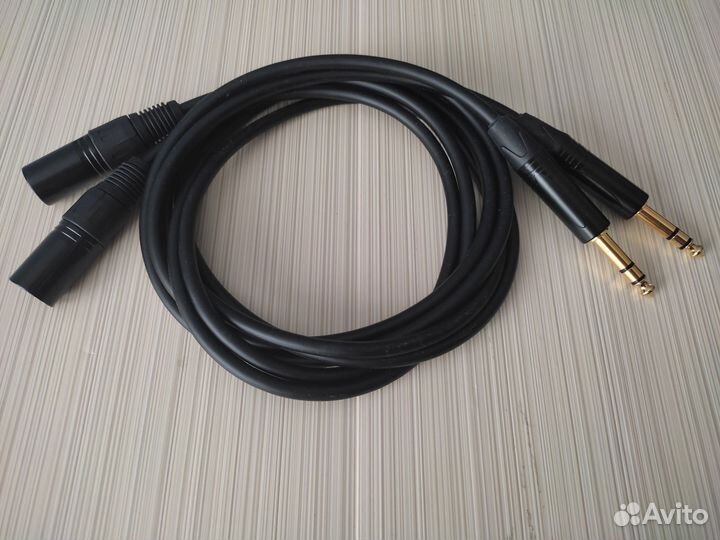Балансные для студийных мониторов TRS-XLR Canare