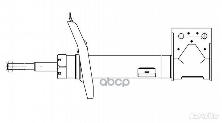 Амортизатор для а/м Citroen C4 (09) (стойка) пер