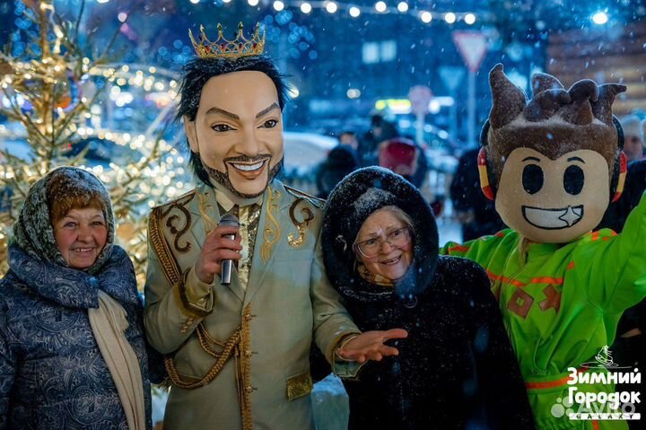 Ростовые куклы. Поздравление. Шуточный стриптиз