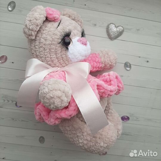 Вязаный мишка. Подарок ребёнку