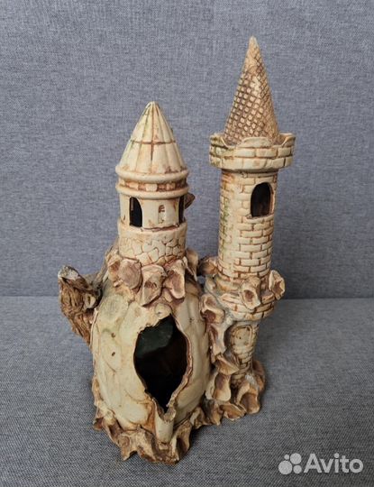 Грот замок для аквариума