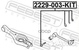 Болт с эксцентриком (ремкомплект) 2229003KIT Fe