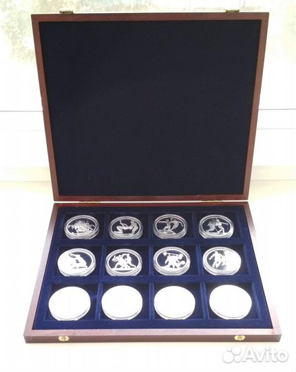 Греция Набор Олимпиада Афины 2004 Серебро пруф