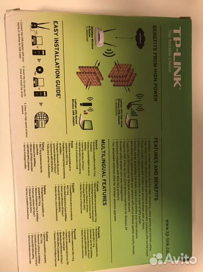 Беспроводной сетевой USB-адаптер TP-link