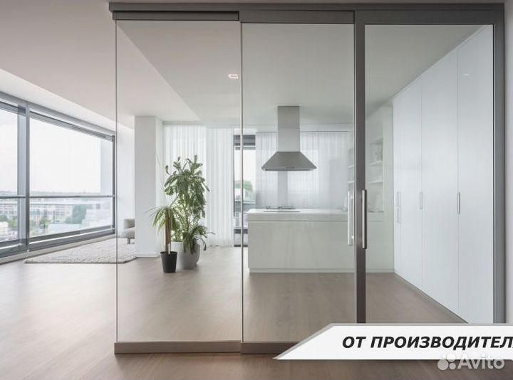 Стеклянная дверь