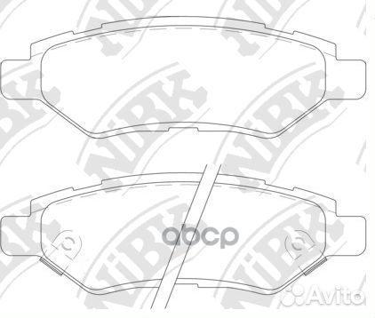 Колодки тормозные cadillac/chevrolet CTS/camaro