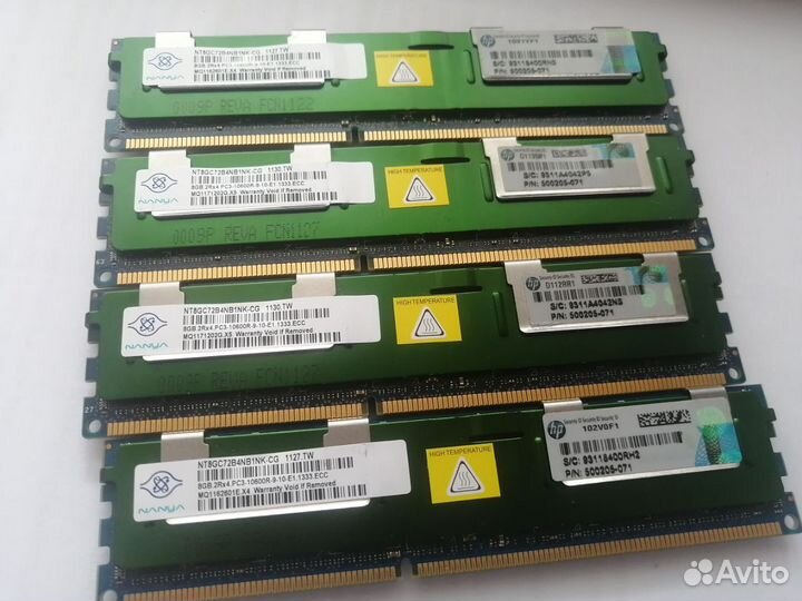 Серверная память DDR3 8GB rdimm - REG ECC