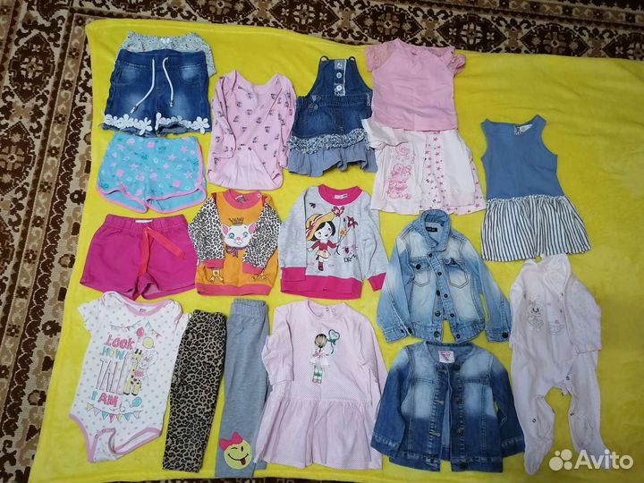 Вещи на девочку размер 74-86