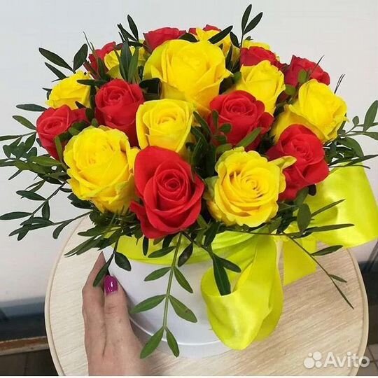 Цветы розы букет