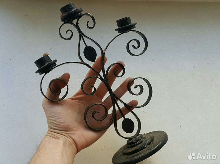 Подсвечник тяжелый касли коллекция