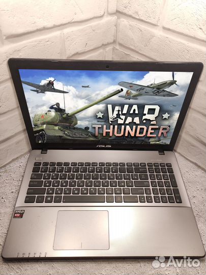 Отличный Asus 4 ядра/SSD/AMD/8GB Озу/карта 2Гб