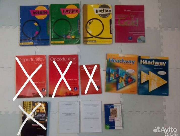 Учебники, рабочие тетради, книга на английском