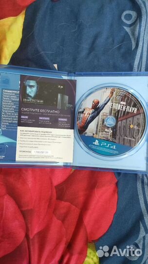 Человек паук ps4 диск