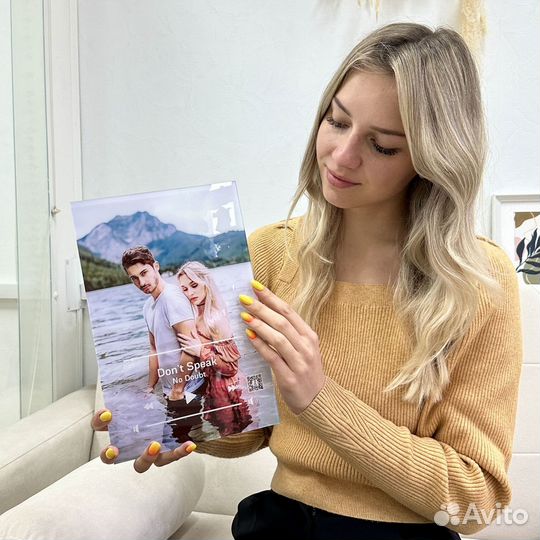 Витраж с фото / Подарок