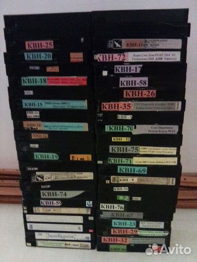 Видео кассеты квн