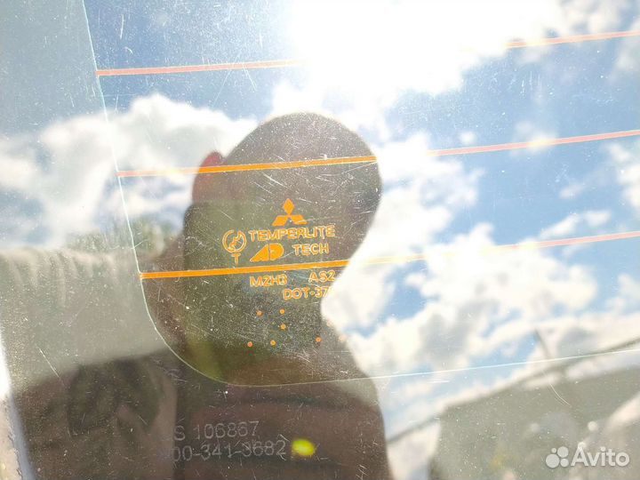 Заднее стекло mitsubishi galant 9