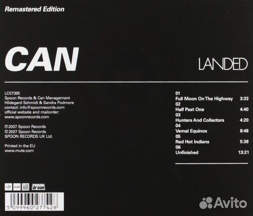 CAN - Landed (1 CD)