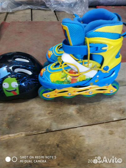 Роликовые коньки детские раздвижные