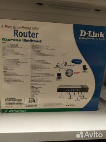 Маршрутизаторd-Link DI-804HV