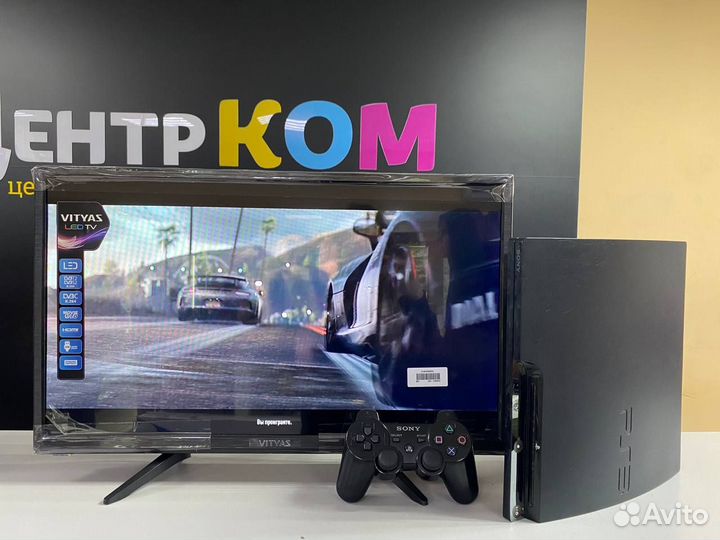 Прошитая Sony PS3 Slim 120GB + много игр