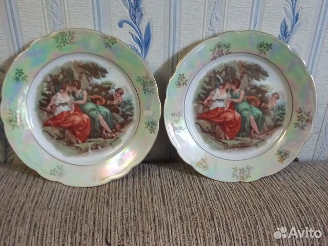 Тарелка фарфор Мадонна гдр