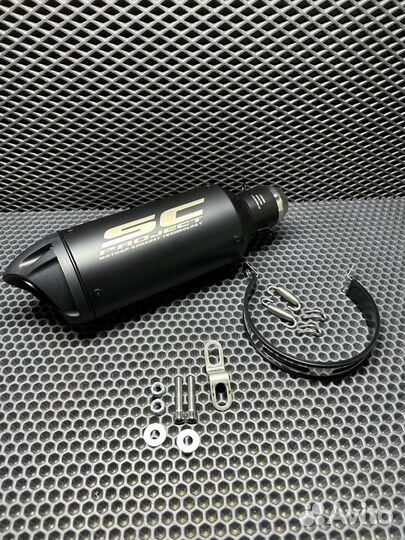 Глушитель прямоточный для мотоцикла SC Project