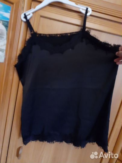 Атласная майка