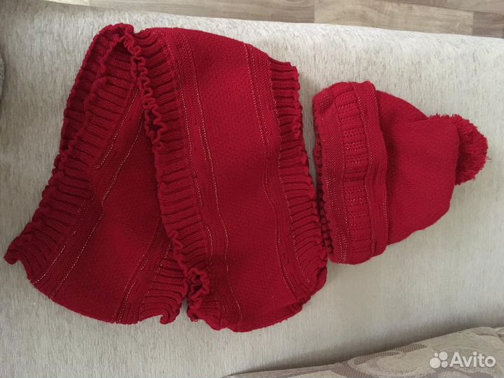 Комплект шапка и шарф