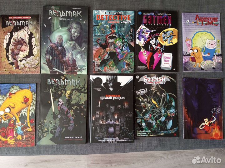 Комиксы Бэтмен Ведьмак Adventure Time