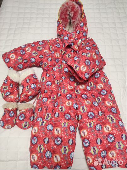 Зимний комбинезон для девочки