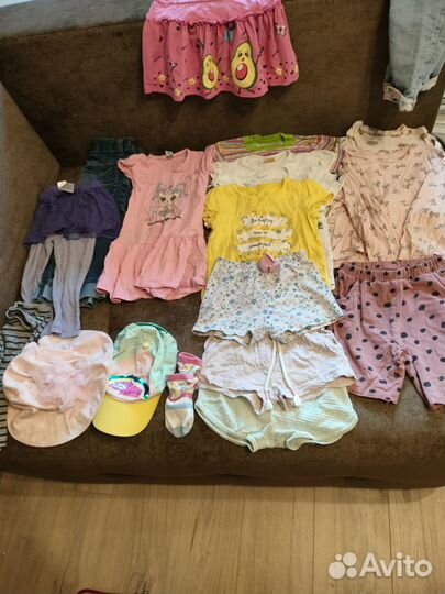 Вещи на лето пакетом 110-116