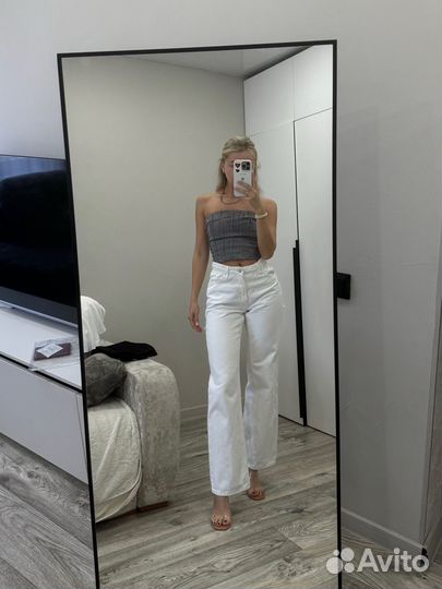 Джинсы женские белые