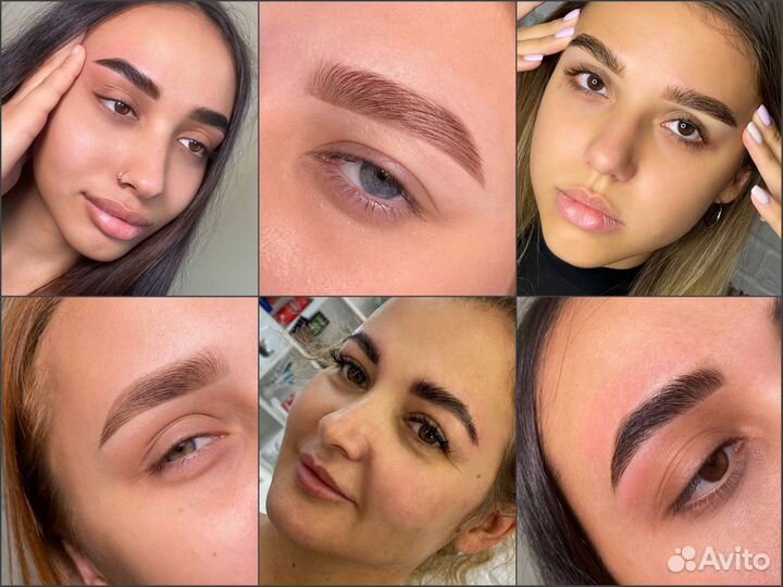 Оформление бровей, окрашивание, ламинирование