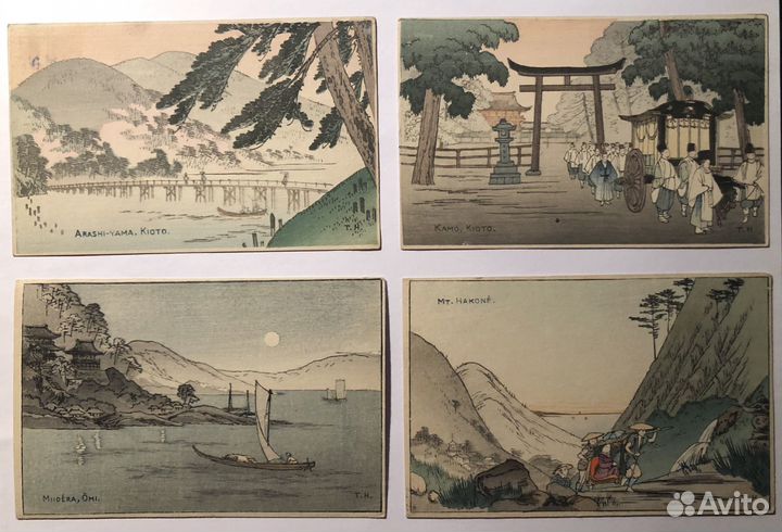 Коллекционная редкость/ 4 Открытки. Антиквариат