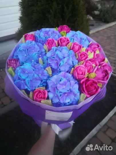 Букеты из зефира