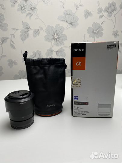 Объектив Sony e mount Carl Zeiss 24mm 1.8F